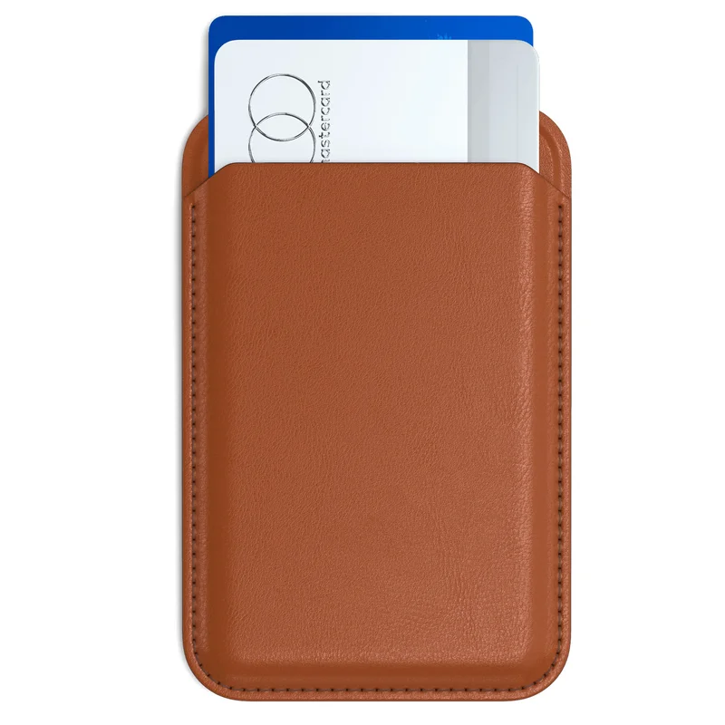 Чехол Satechi Vegan-Leather Magnetic Wallet Stand (Brown) (ST-VLWN) 3
