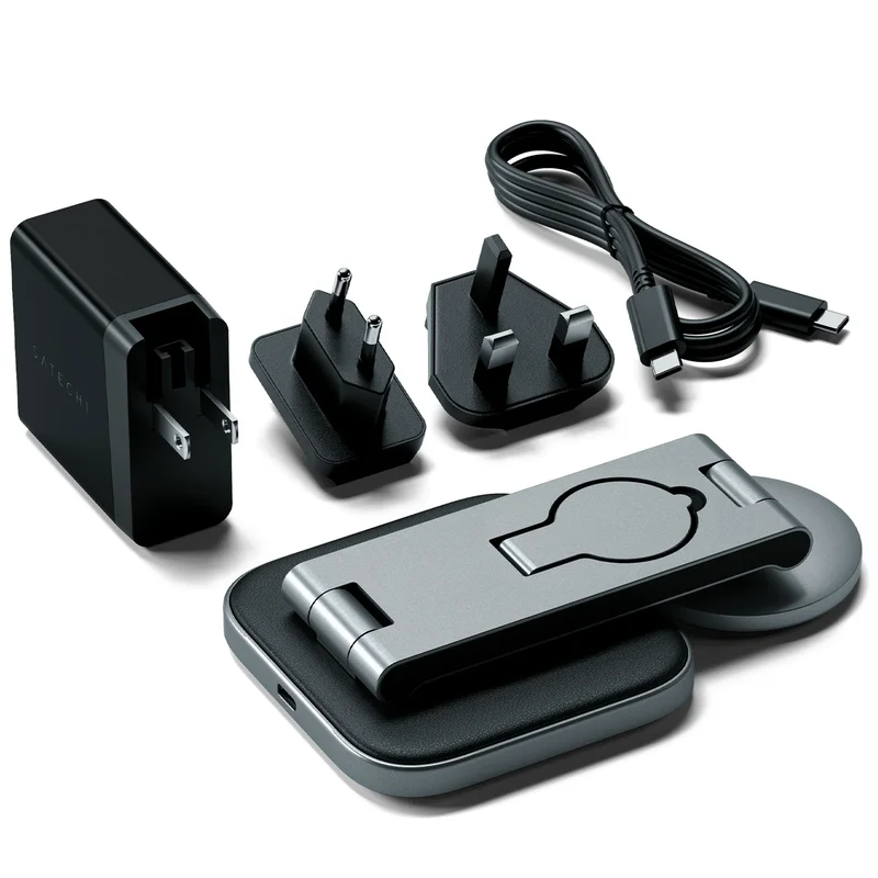 Беспроводнаое зарядное устройство Satechi 3-in-1 FoldableStand - EA (ST-Q31FM-EA) 5