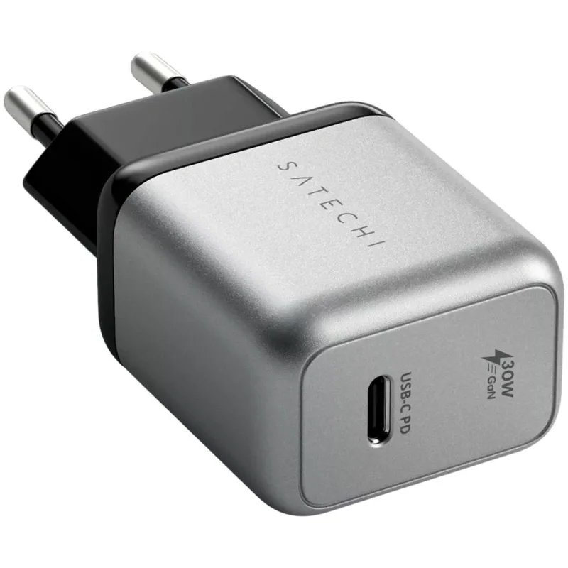 Адаптер питания Satechi 30W USB-C GaN Wall Charger - EU (ST-UC30WCM-EU) 2