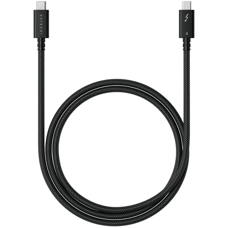 Кабель Satechi Thunderbolt 4 Pro, Black (ST-YTB100K)