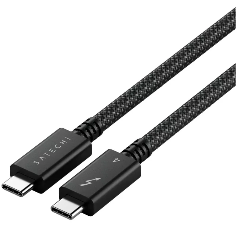 Кабель Satechi Thunderbolt 4 Pro, Black (ST-YTB100K) 2