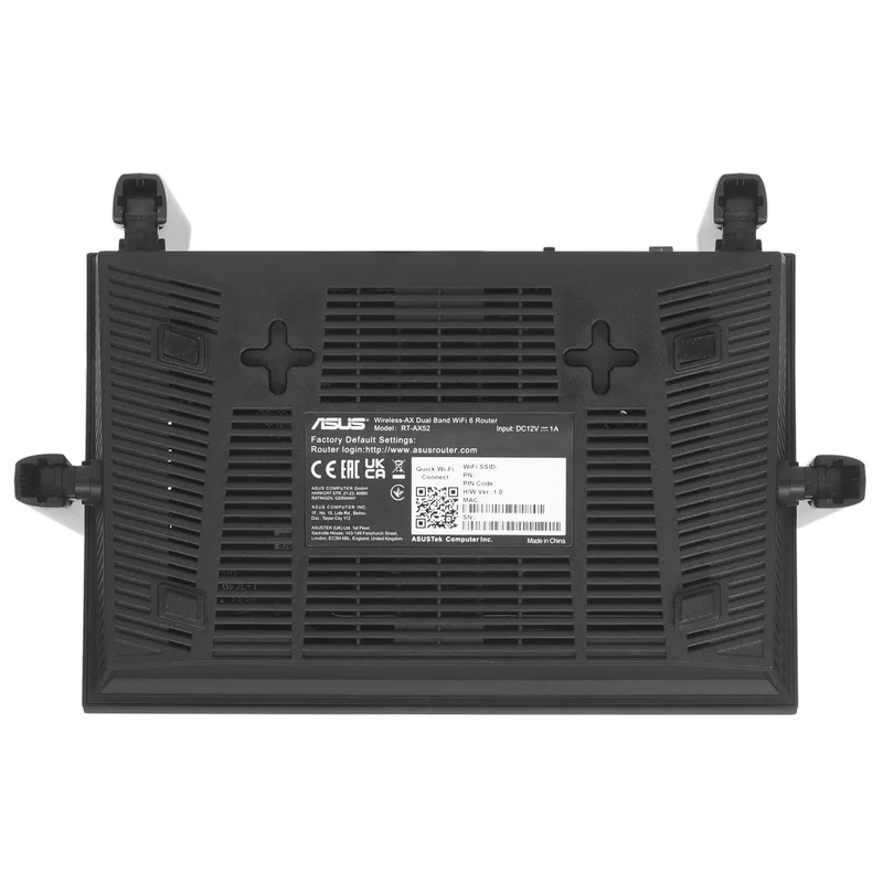 Беспроводной маршрутизатор, ASUS RT-AX52, 1800 Mbps (RT-AX52) 5