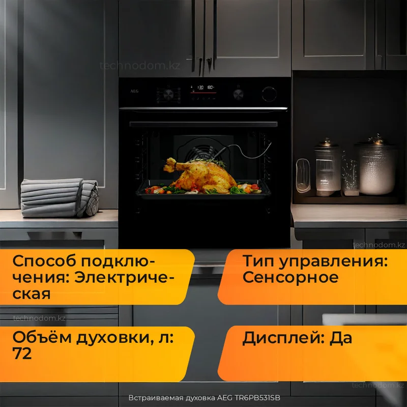 Встраиваемая духовка AEG TR6PB531SB