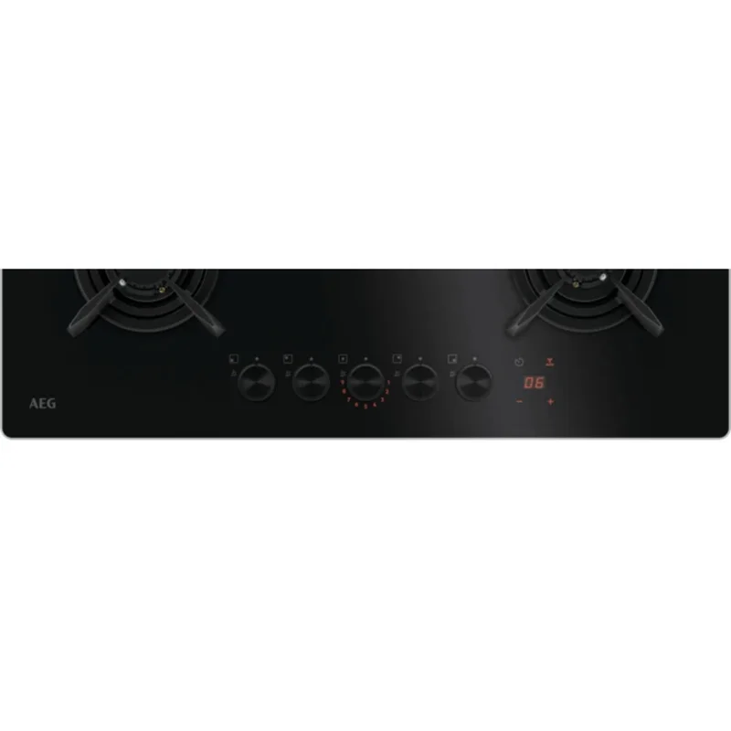 Встраиваемая газовая варочная панель AEG HKB75453NB 2