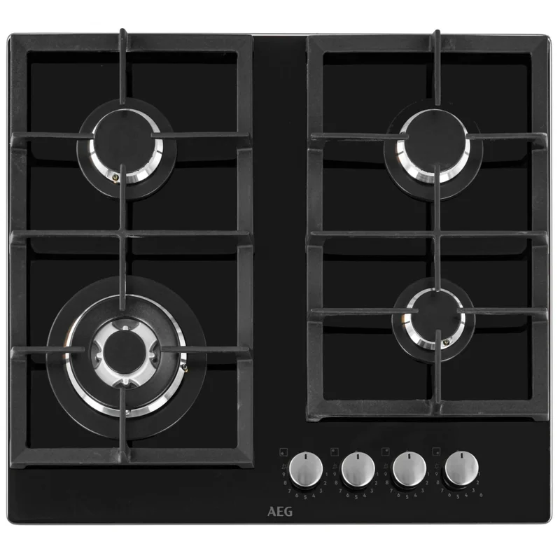 Встраиваемая газовая варочная панель AEG HKB64420NB 2