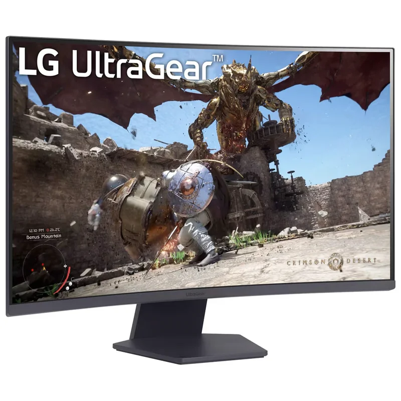 Монитор Игровой 32" LG UltraGear 32GS60QC 2560x1440 16:9 VA 180ГЦ (2HDMI+DP) Black 2