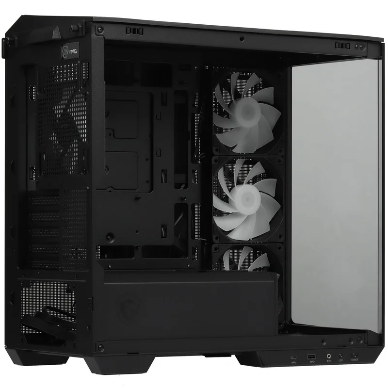 Кейс MSI MAG PANO M100R PZ Mini Tower,  window, Black mATX [MAG PANO M100R PZ] 2