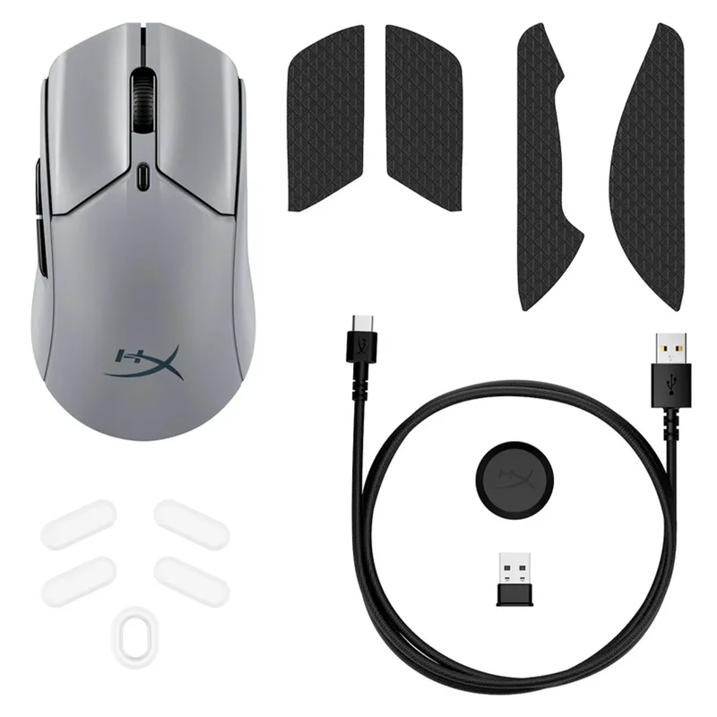 Игровая мышь беспроводная HyperX Pulsefire Haste 2 Pro, Gray (A1KY5AA) 5