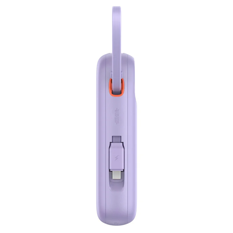 Внешний аккумулятор Baseus, QPow2 DGT 10000mAh+2 вс.каб 30W, Violet (BAS-P1005500851300) 5