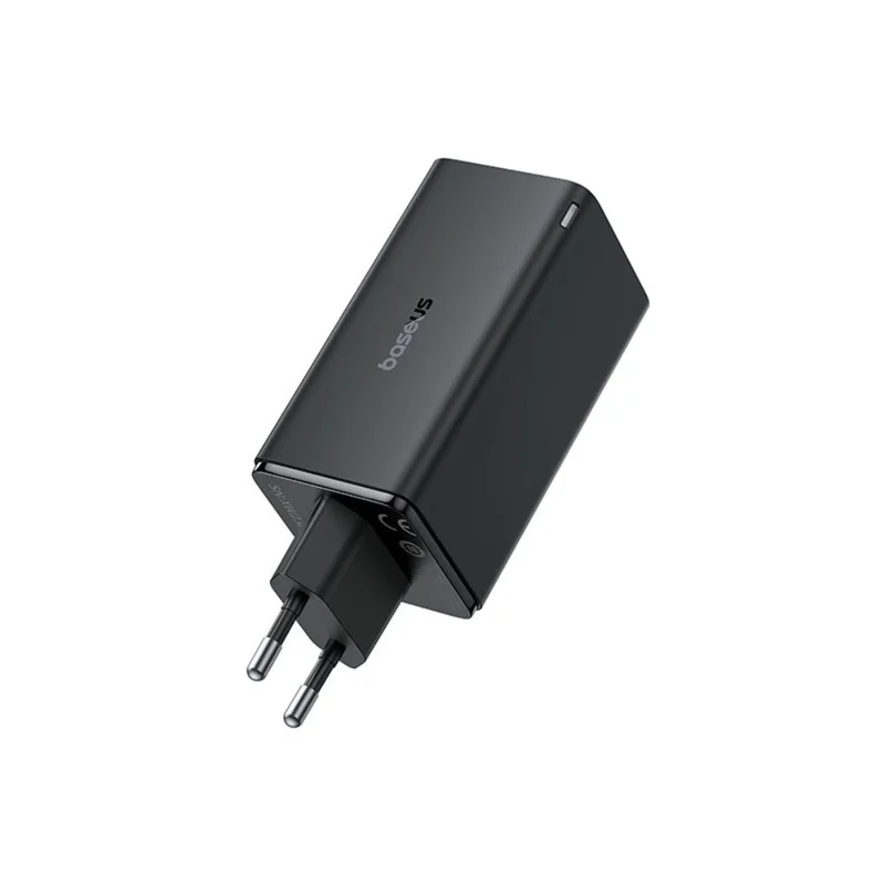 Адаптер питания Baseus, GaN6 USB-C*2+A*2 100W с каб, Black (BAS-P1016270511200) 5