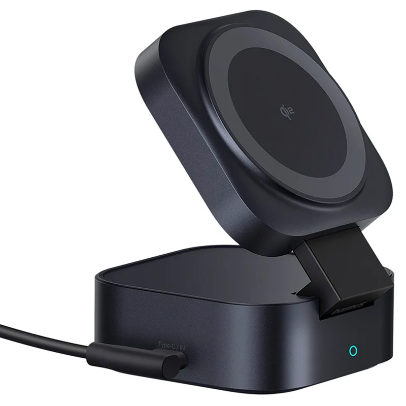 Адаптер питания Baseus, PicoGo 2в1 Qi2 б/п 67W+каб, Black (BAS-P1027680012300) 3