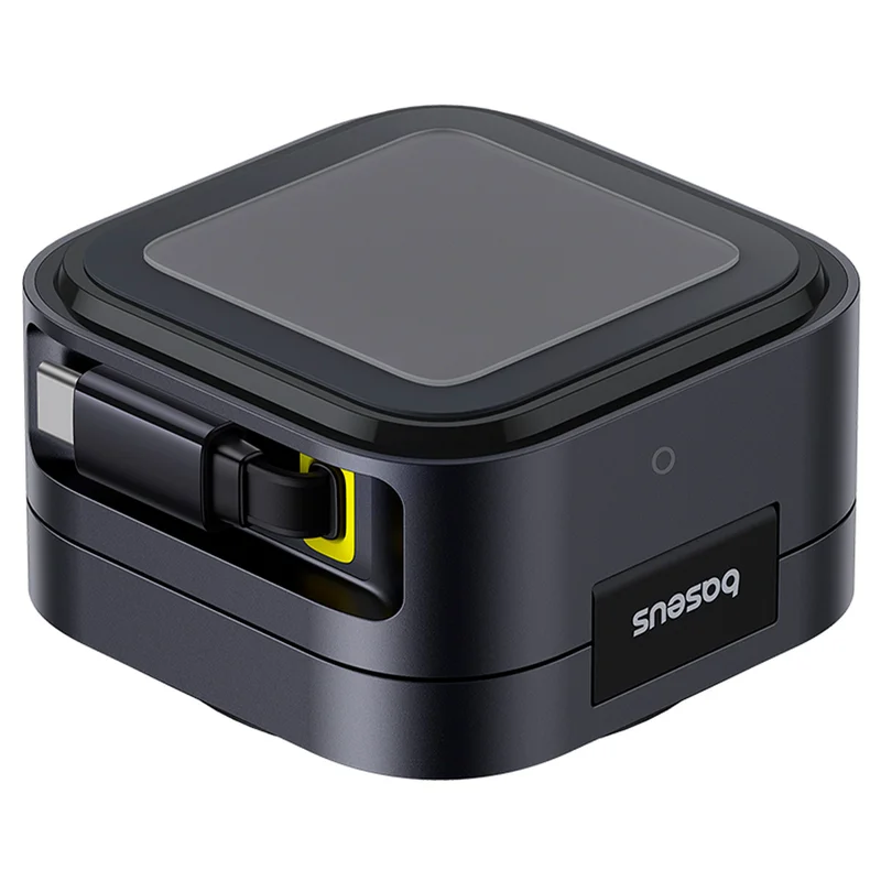 Адаптер питания Baseus, PicoGo 2в1 Qi2 б/п 67W+каб, Black (BAS-P1027680012300) 6
