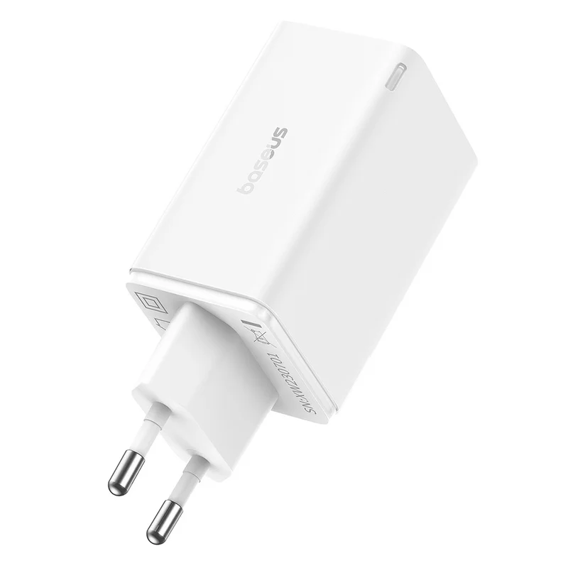 Адаптер питания Baseus, GaN6 Pro USB-2C+2A 65W с каб, White (BAS-P1016270121300) 4