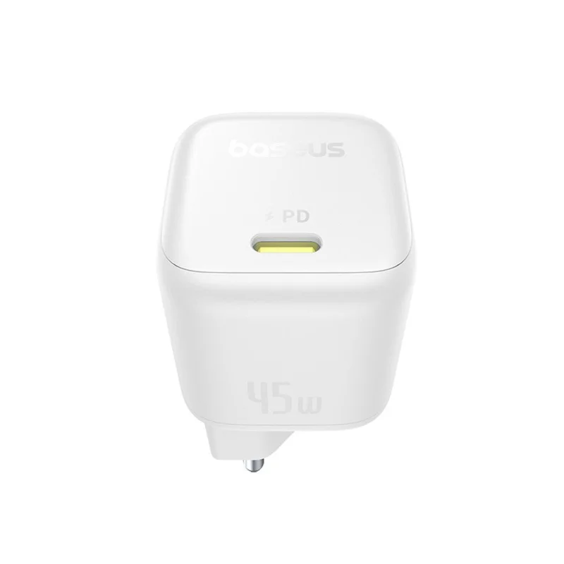 Адаптер питания Baseus, PicoGo GaN USB-C 45W, White (BAS-P1017680021300) 3