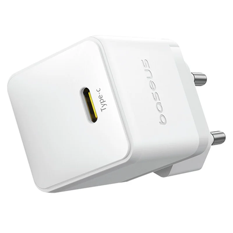 Адаптер питания Baseus, Palm USB-C 30W, White (BAS-P1011160521300) 3