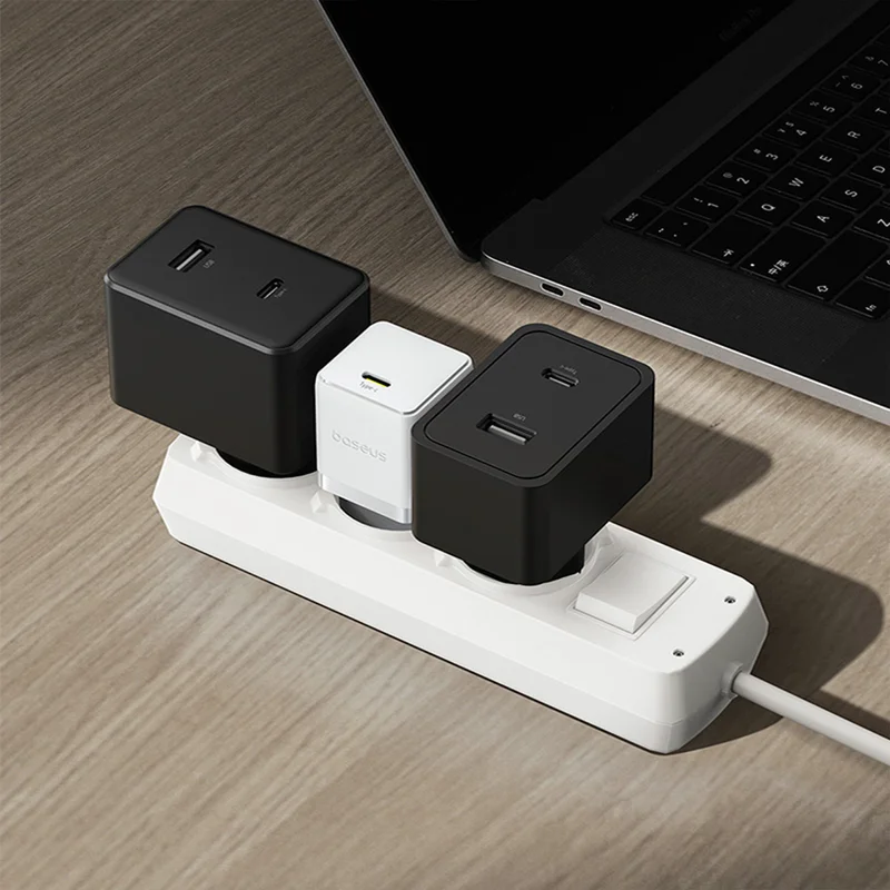 Адаптер питания Baseus, Palm USB-C 30W, White (BAS-P1011160521300) 6