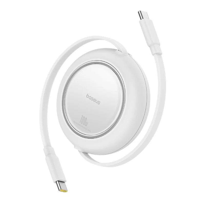 Кабель Baseus, USB-C->C F2P 100W 1.5m, White (BAS-P1036450021301) 2