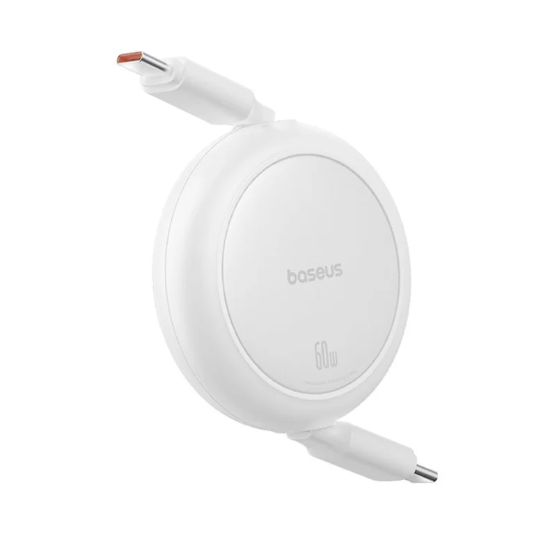 Кабель Baseus, USB-C->C F2P 60W 1m, White (BAS-P1036450021101) 5