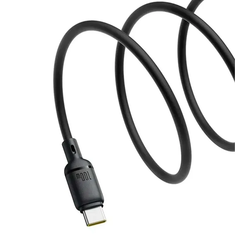 Кабель Baseus, USB-C->C SY 100W 2m, Black (BAS-P1037770411301) 2