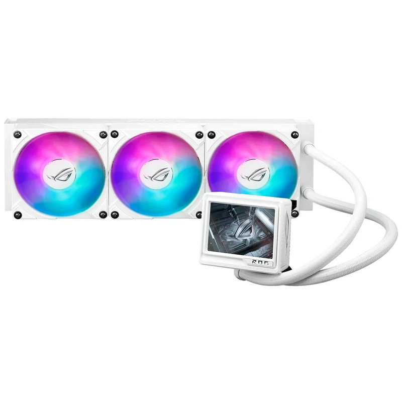 Система жидкостного охлаждения для CPU ASUS ROG RYUJIN III 360 WHT EXTREME ARGB White 2