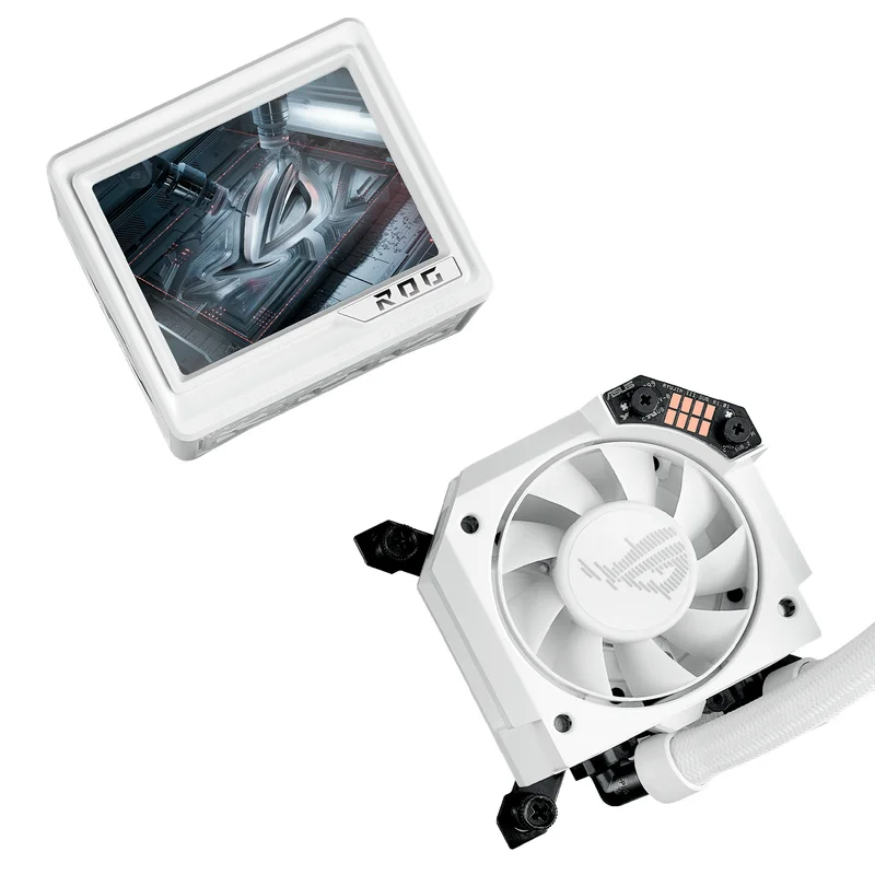Система жидкостного охлаждения для CPU ASUS ROG RYUJIN III 360 WHT EXTREME ARGB White 6