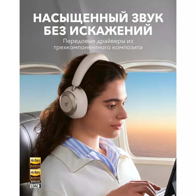 Наушники накладные Soundcore Space One Pro A3062 White 5