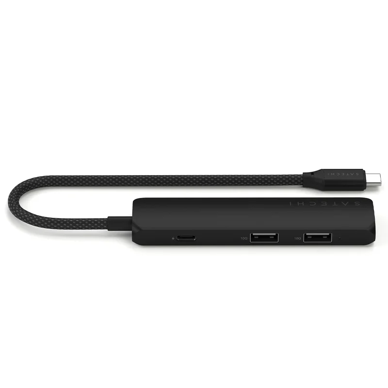 Мультипортовый адаптер Satechi Slim 4, черный 2