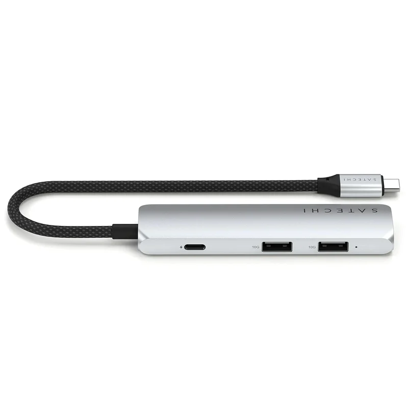 Мультипортовый адаптер Satechi Slim 4, серый 2