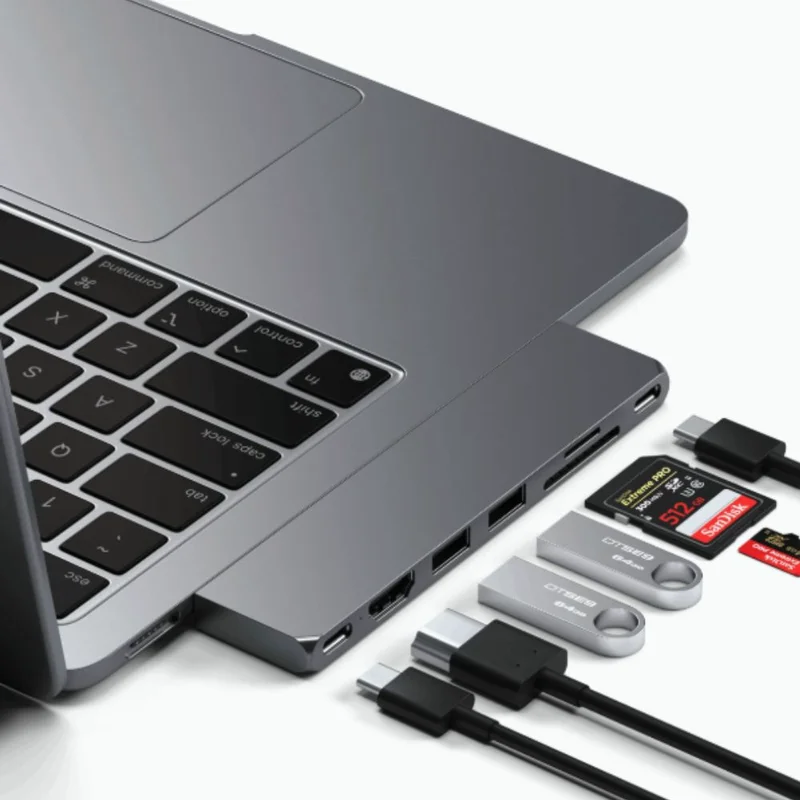 Адаптер Satechi Pro Hub Slim, темносерый 5