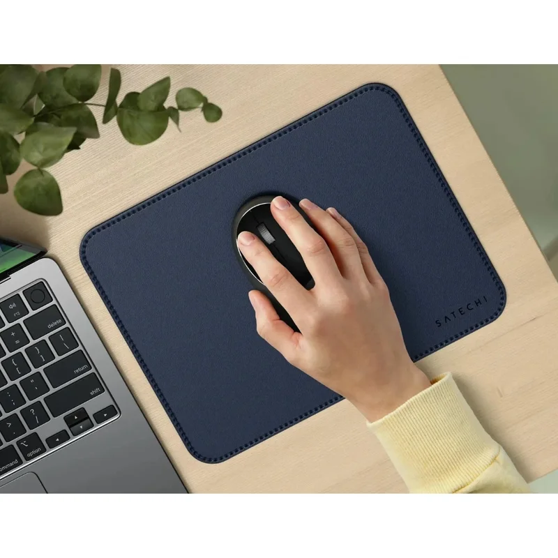 Коврик для мыши Satechi Vegan-Leather Premium Mouse Pad, голубой 6