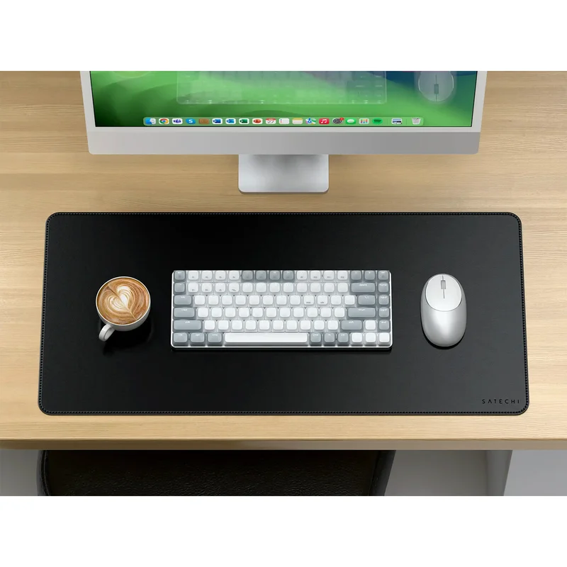 Коврик для клавиатуры Satechi Vegan-Leather Premium Desk Mat, черный 6
