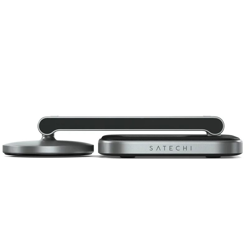 Беспроводная зарядка Satechi 2-in-1 Qi2 Wireless Charging Stand 5
