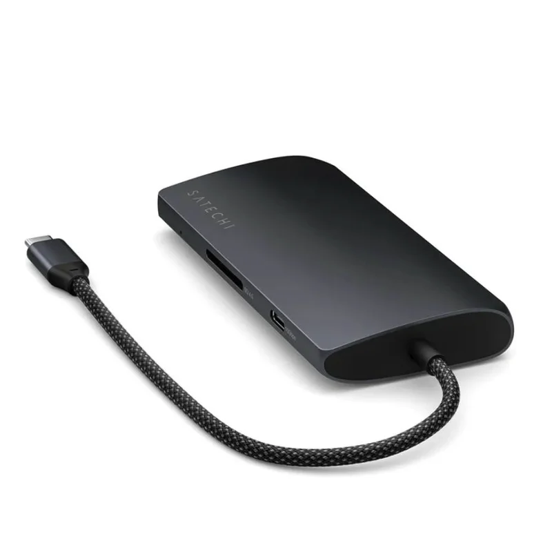 Мультипортовый адаптер Satechi USB-C 8K with Ethernet V3, Midnight 3