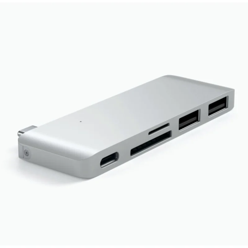 USB-Хаб Satechi Type-C Pass-Through USB-C Charging Port Space Gray 2
