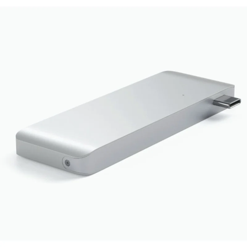 USB-Хаб Satechi Type-C Pass-Through USB-C Charging Port Space Gray 3