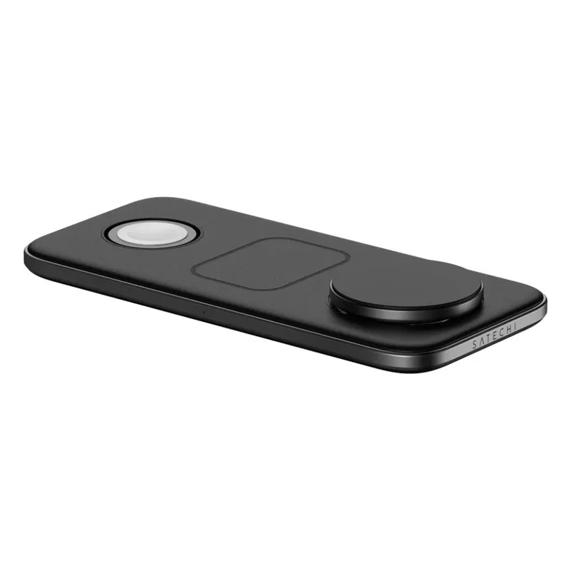 Беспроводная зарядная станция Satechi Qi2 Trio - with Type A,C,G plugs 2