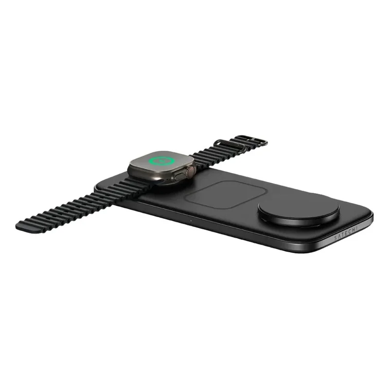 Беспроводная зарядная станция Satechi Qi2 Trio - with Type A,C,G plugs 4