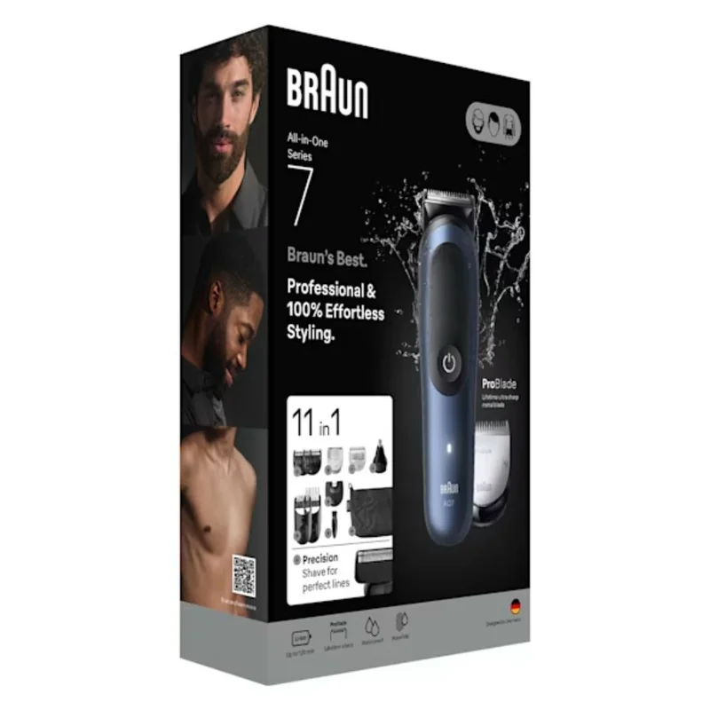 Триммер Braun AIO-7540 BlkDpBlu 4