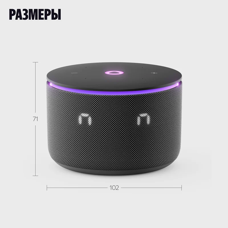 Умная колонка Яндекс Станция Мини 3 Про, Черный (YNDX-00059) 12
