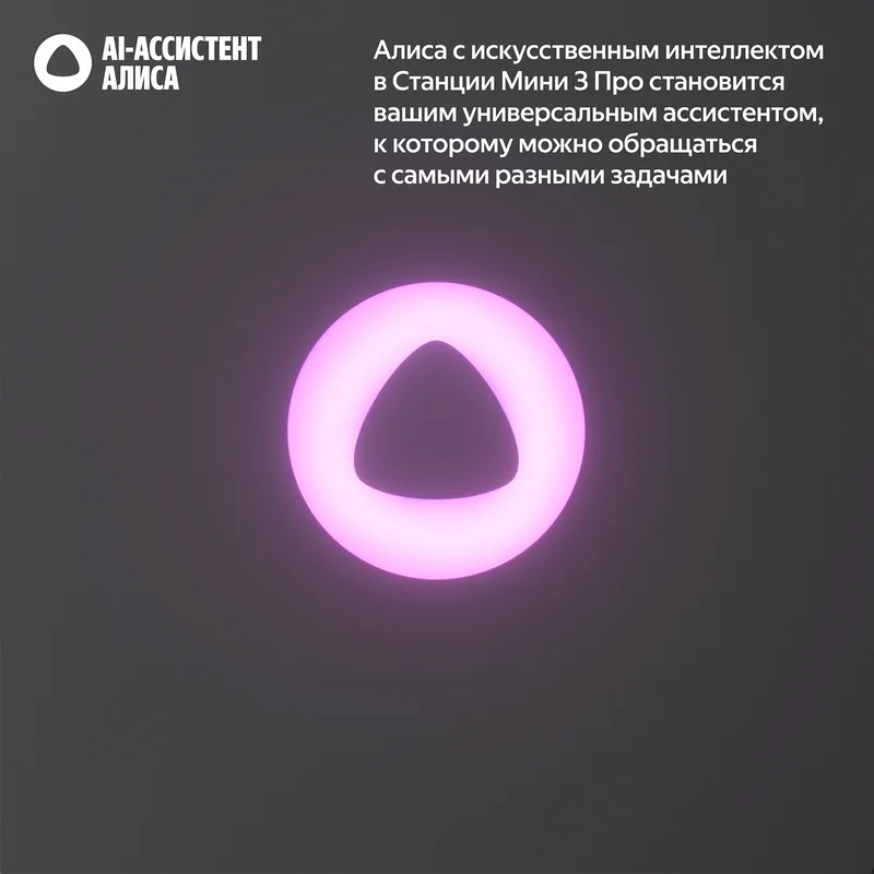 Умная колонка Яндекс Станция Мини 3 Про, Синий (YNDX-00059) 4