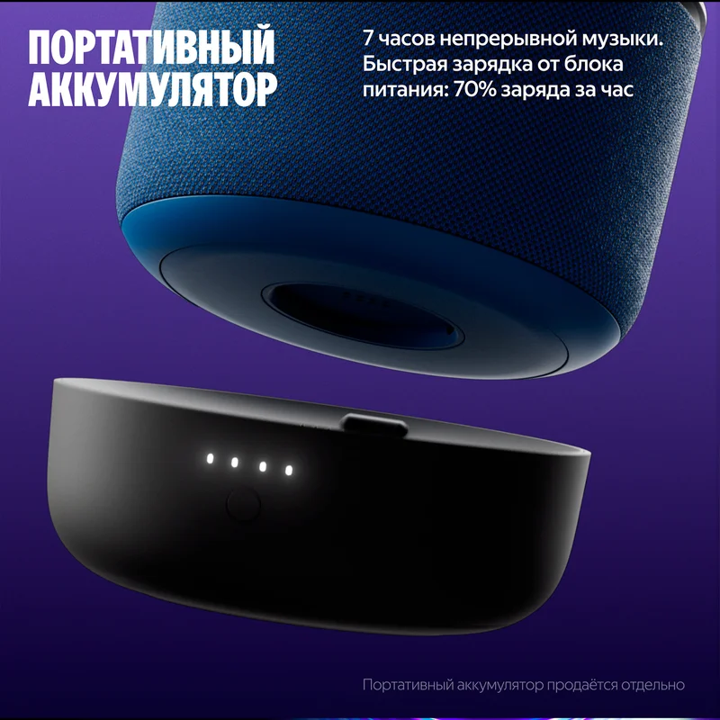 Умная колонка Яндекс Станция Мини 3 Про, Синий (YNDX-00059) 8