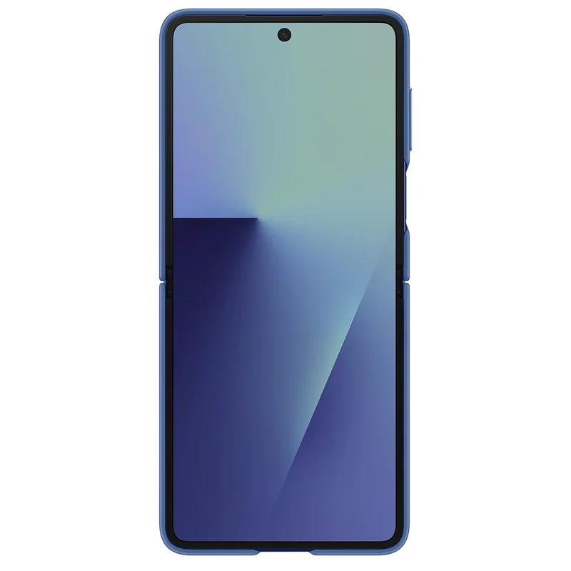 Чехол для смартфона Samsung Galaxy Z Flip7 Ring Case (Silicone) Blue (EF-PF766TNEGRU) 4
