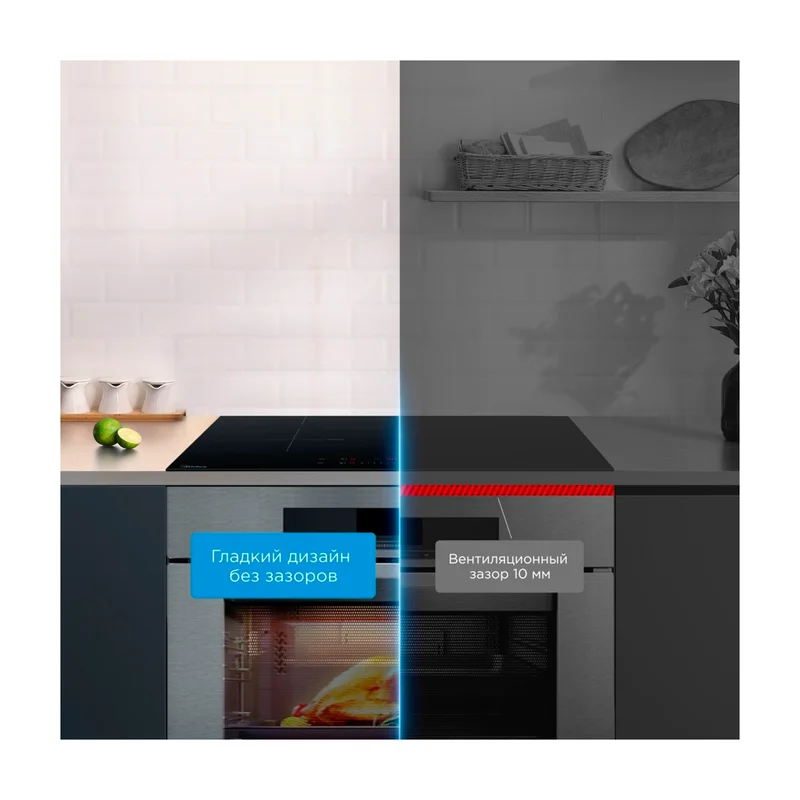 Встраиваемая электрическая варочная панель Midea MCH-B633CK 2