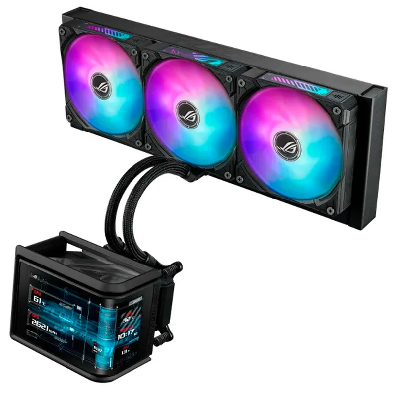 Система жидкостного охлаждения для CPU ASUS ROG Ryuo IV SLC 360 ARGB Black 2