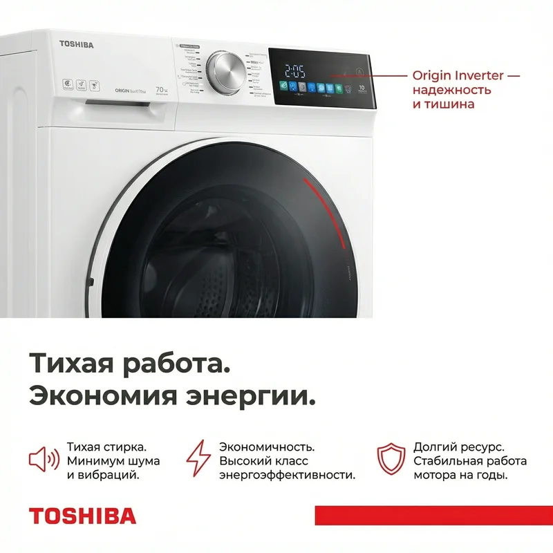 Стиральная машина Toshiba TW-BN80C2UZ(WK) 2