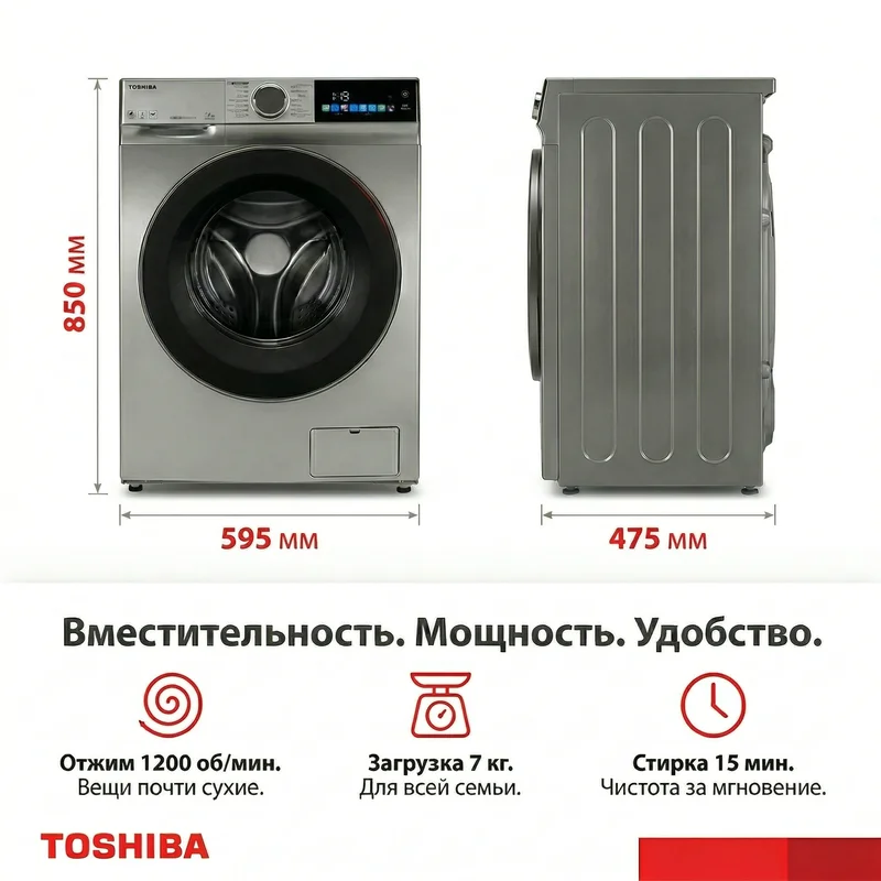 Стиральная машина Toshiba TW-BN80C2UZ(SK) 10