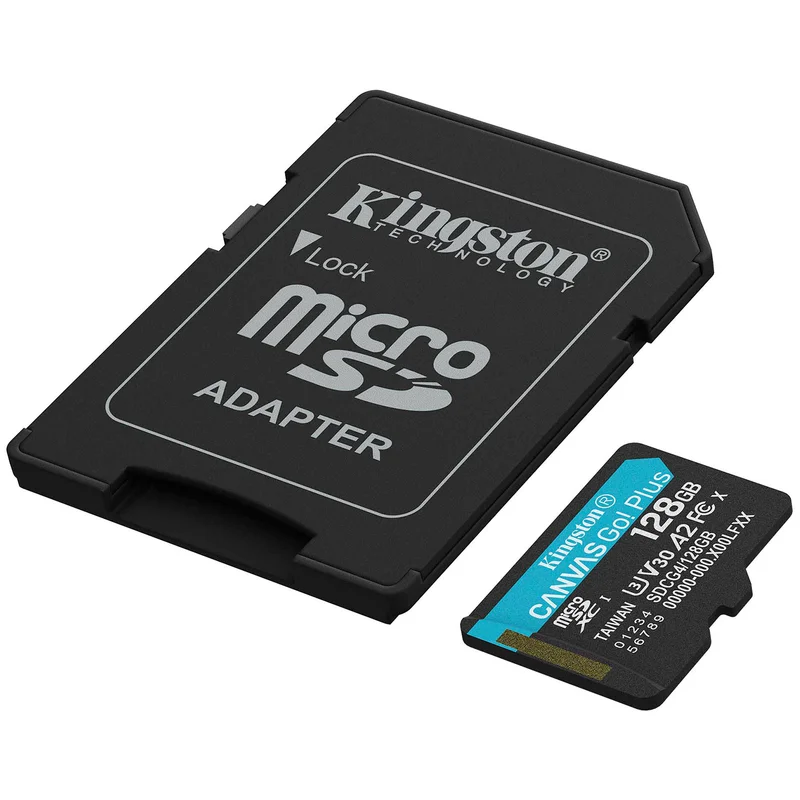Карта памяти MicroSD Kingston Canvas Go! Plus 128GB Class 10 UHS-I (SDCG4/128GB) 2