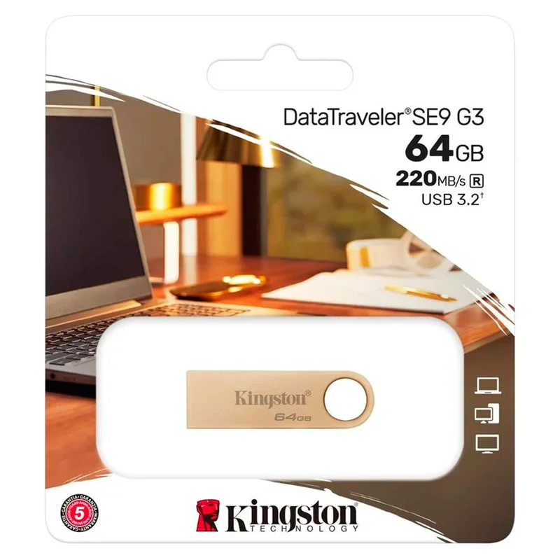 USB Флешка Kingston DataTraveler SE9 G3 64GB (DTSE9G3/64GB) 3