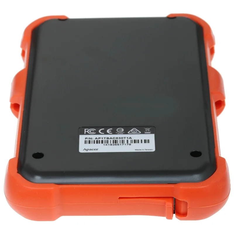 Внешний HDD 1TB 2.5" Apacer USB 3.1 Оранжевый ( AP1TBAC630T-1) 3