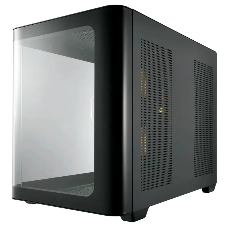 Кейс FSP S380 Mid Tower, window, Black mATX [S380-BA] 3